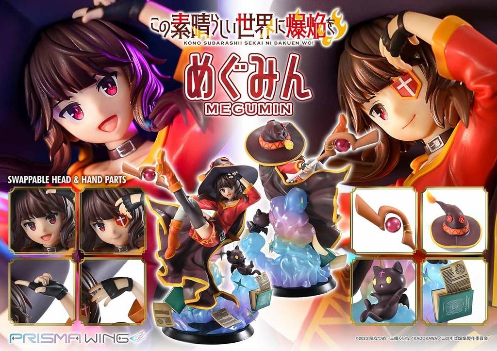 PRISMA WING TV Anime In This Wonderful Megumin Scale Complete Figure "Explosions World!" 1/7