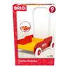 Красная тележка-ходунки BRIO 31350, для детей от 9 месяцев. [Игрушка, Деревянная игрушка, Подарок (День рождения/Рождество)]