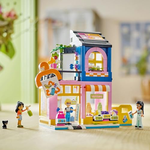 Игрушка LEGO Friends Винтажный модный бутик - Подарок на день рождения, Конструктор, Развивающая игрушка для девочек и мальчиков, Возраст 6, 7, 8, 9 лет, Ролевая игра, Роль