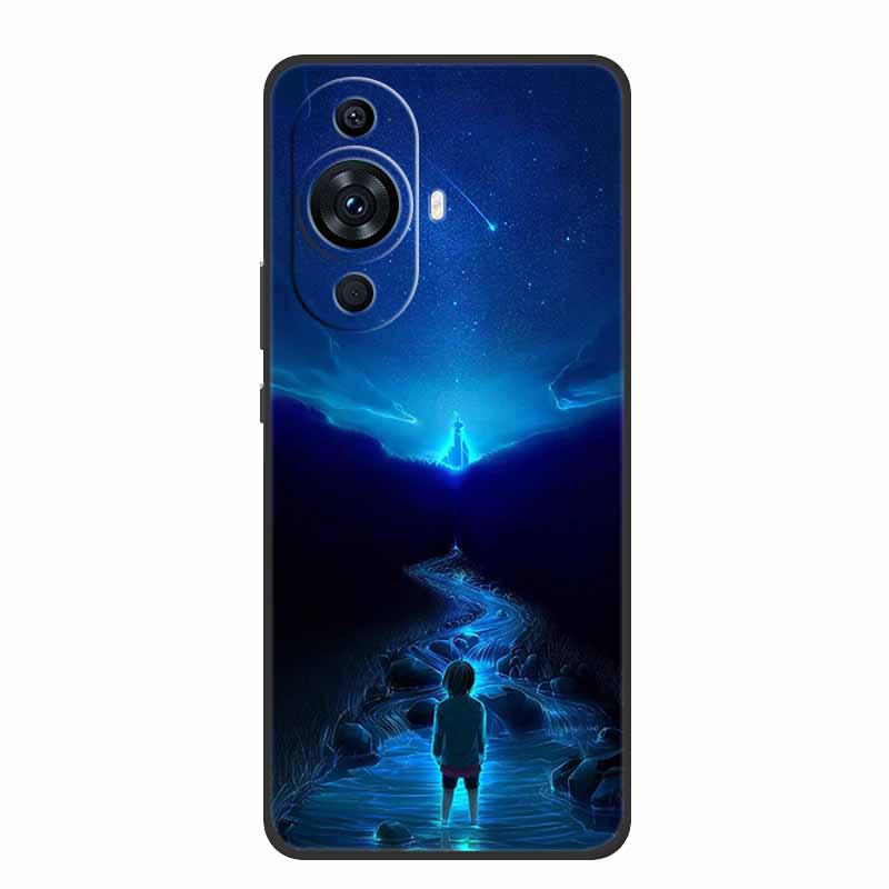 Чехол для телефона Huawei Nova 12s Задняя крышка Ударопрочный Черный Силикон Мягкий Funda для Huawei Nova 12s Чехол Nova12s 6.7" Coque