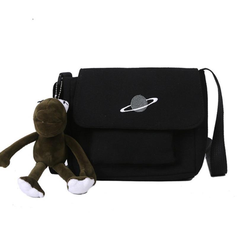 Холщовая сумка Студенческая сумка через плечо Харадзюку планета утилитарная большая вместительная сумка на плечо