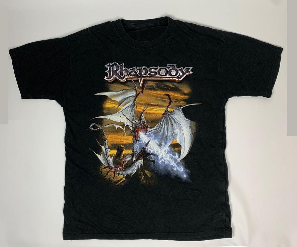 Band Rhapsody Power of the Dragonflame Shirt Cotton For Men Women CS405