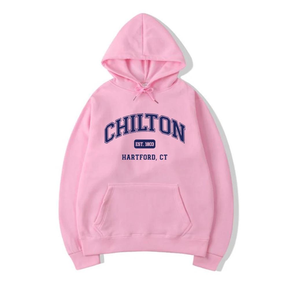 Chilton School Hoodie Gilmore Girls Gift Rory Sweatshirt Stars Hollow Hoodies Women Long Sleeve Hooded Sweatshirt Streetwear Tops