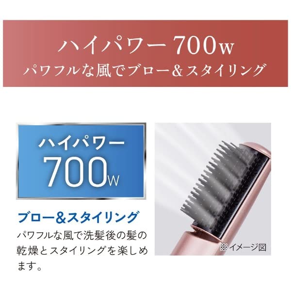 Koizumi Curling Dryer Negative Ion Slim Body Lightweight Pink KHC-5404/P