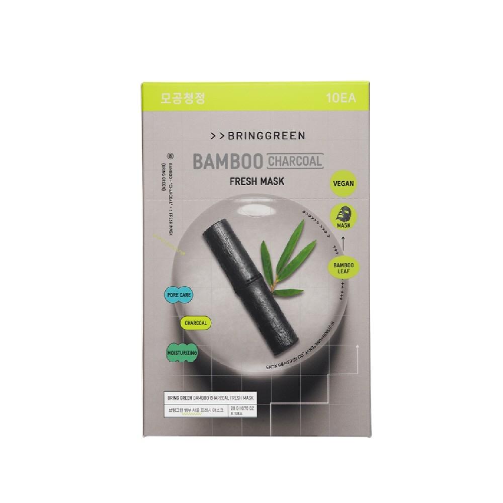 Bringgreen Bringgre Skin Bamboo Charcoal Fresh Mask 10 Sheets