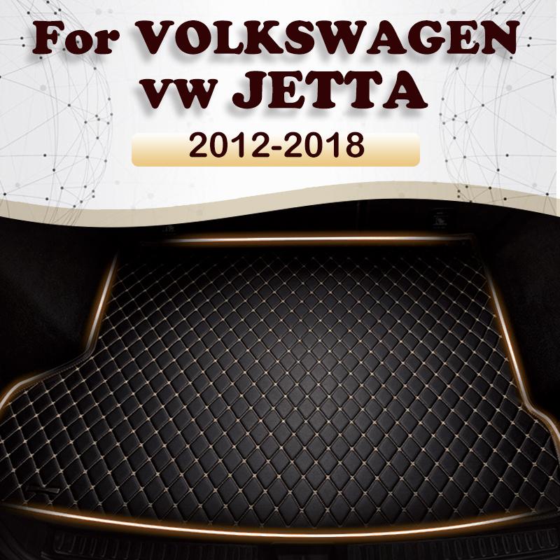 Car Trunk Mat For VOLKSWAGEN VW JETTA 2012 2013 2014 2015 2016 2017 2018 Custom Car Accessories Auto Interior