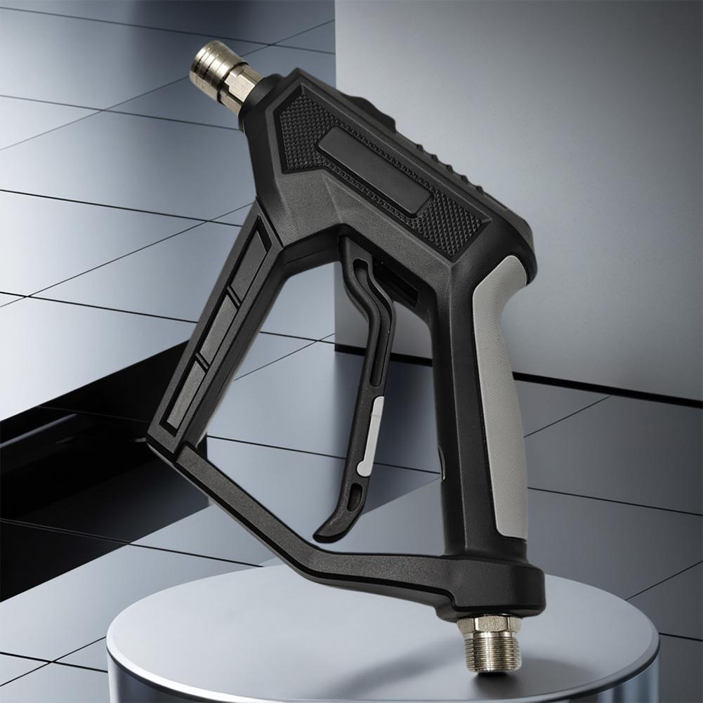 Short Pressure Washer Gun with 1/4 Inch Quick Connector Pressure Washer Handle 4000 PSI for Washing Cars Garden Cleaning
