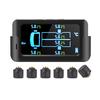Auto Truck TPMS Car Wireless Tire Pressure Monitoring System with 6 External Sensors Replaceable Battery LCD Display