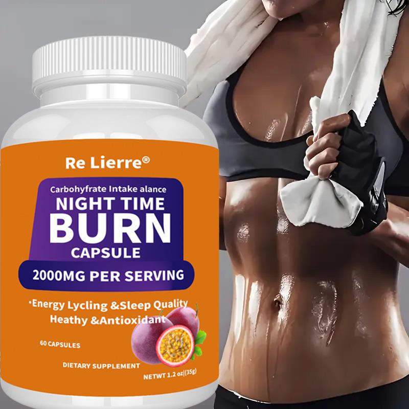 RE LIERRE Капсулы для ночного сжигания жира - 2000 мг Пищевая добавка для энергетического цикла и качества сна