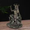 Cernunnos Horned Animal God Sculpture Resin Landscape Underworld Figurine Statue Home Office Shop Decoration Ornament