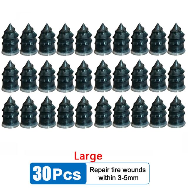 Резиновый гвоздь для вакуумного ремонта шин Гвозди для ремонта мото-автомобильных шин Винт в резиновой заглушке Гвоздь для ремонта бескамерных шин для автомобилей и мотоциклов