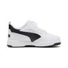 Puma Rebound V6 Lo Comfortable Versatile Durable Support Low-Top Kids Skate Shoes Kids Skate Shoes White Black 397419-02
