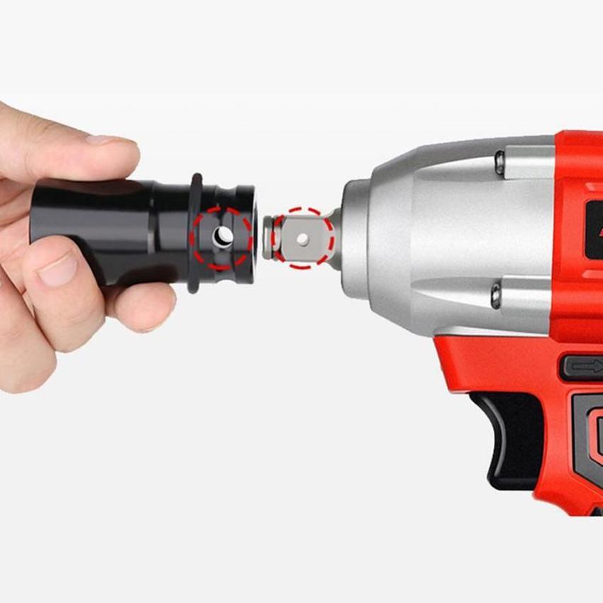 8mm-32mm 1/2" Drive Deep Impact Wrench Socket Head Adapter Hexagonal Hex Socket Head Sleeve for Pneumatic Electric Wrench Drill