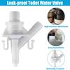 385311641 Water Valve Kit Plastic RV Toilet Valve Parts Water Valve Replacement for 300 310 320 Series Pedal Flush Toilets