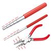 Comfort Grip Handle Jewelry Pliers Set Non-Slip Wire Looping Pliers for 3Pcs/Set Jewelry Making