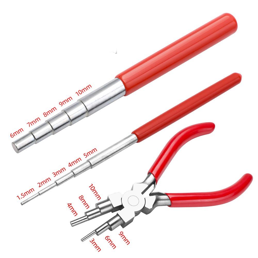 Comfort Grip Handle Jewelry Pliers Set Non-Slip Wire Looping Pliers for 3Pcs/Set Jewelry Making