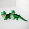 Реалистичная маленькая статуэтка-игрушка крокодила 3D-печать Игрушка Суставы Подвижный Крокодил Зоопарк Маленькое Животное Настольный Декор Детский Забавный Подарок