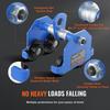 Manual Trolley, 1100 lbs/0.5 Ton Load Capacity Push Beam Trolley with Dual Wheels, Adjustable for I-Beam Flange Width 63.5-139.7 mm, Heavy Duty Alloy