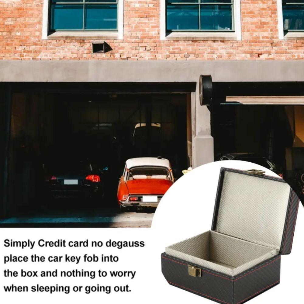 Защитник ключа-брелока Коробка Фарадея Защита от излучения Блокиратор сигнала Клетка RFID Коробка Блокиратор сигнала Ключи от машины
