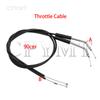Fit For Harley Motorcycle Black Lengthened Throttle Cable Wires Clutch Cable Sportster Road King Iron XL 883 N/L XL1200 X/ V/C/T