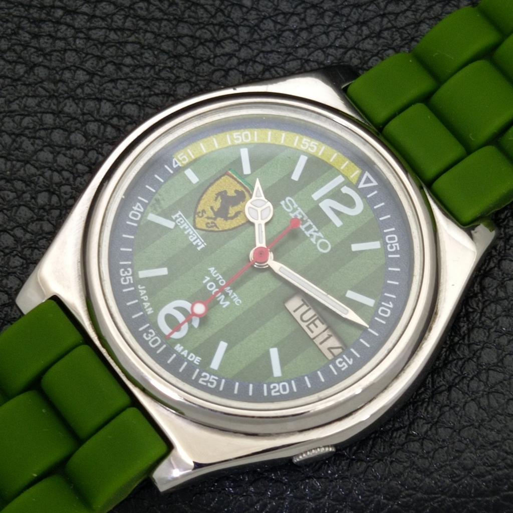 ВИНТАЖНЫЕ МУЖСКИЕ ЧАСЫ SEIKO AUTOMATIC 7009A JAPAN С ЦИФЕРБЛАТОМ FERRARI a700436-5 R203-a700436