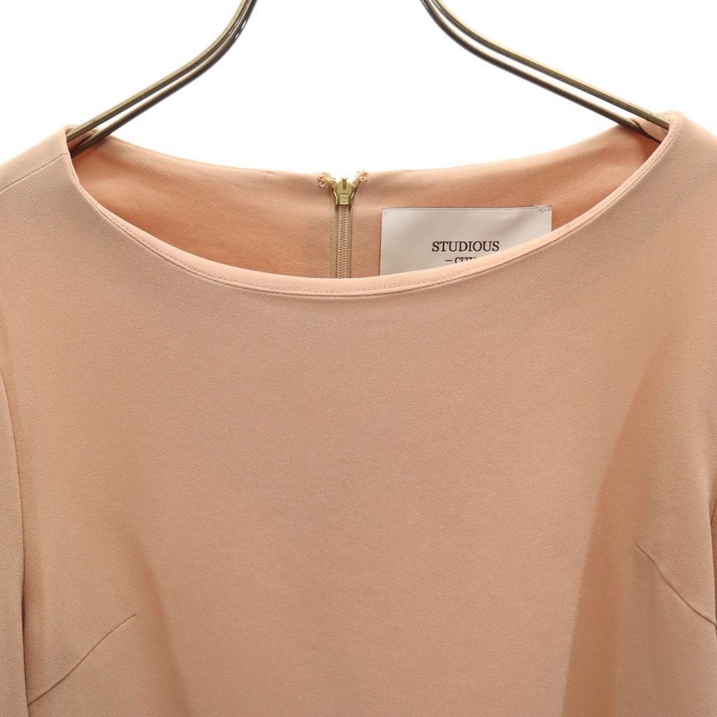 STUDIOUS CITY Made In Japan Five-quarter Sleeve Cut F Pink Women Used