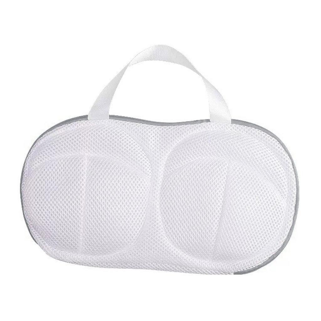 1/2Pcs Bra Laundry Bag Bra Wash Bag Mesh Laundry Washing Bag with Zipper Foldable Mesh Lingerie Underwear Mesh Bra Washer Bag