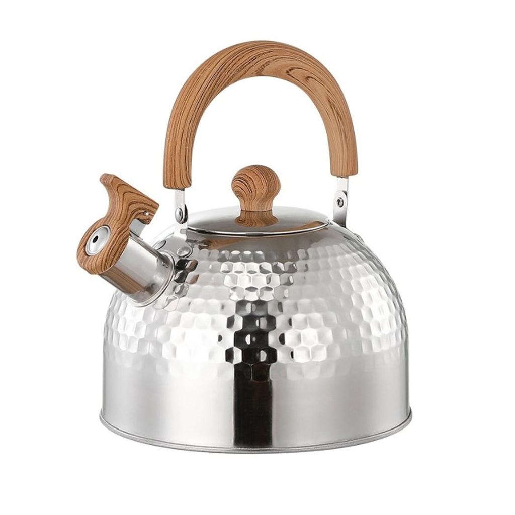 Camping Tea Kettle Stainless Steel Kettle Whistling Coffee Pot