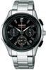 Seiko Watch AGAW431 Wired Chronograph Quartz Curved Hardlex Silver Watch,
