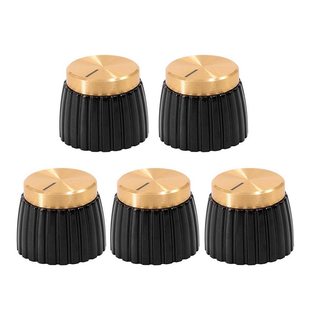 5Pcs Set Screw Fixed Effect Pedal Knob 20x16mm Amplifier Knob Replacement DJ Mixer Equipment