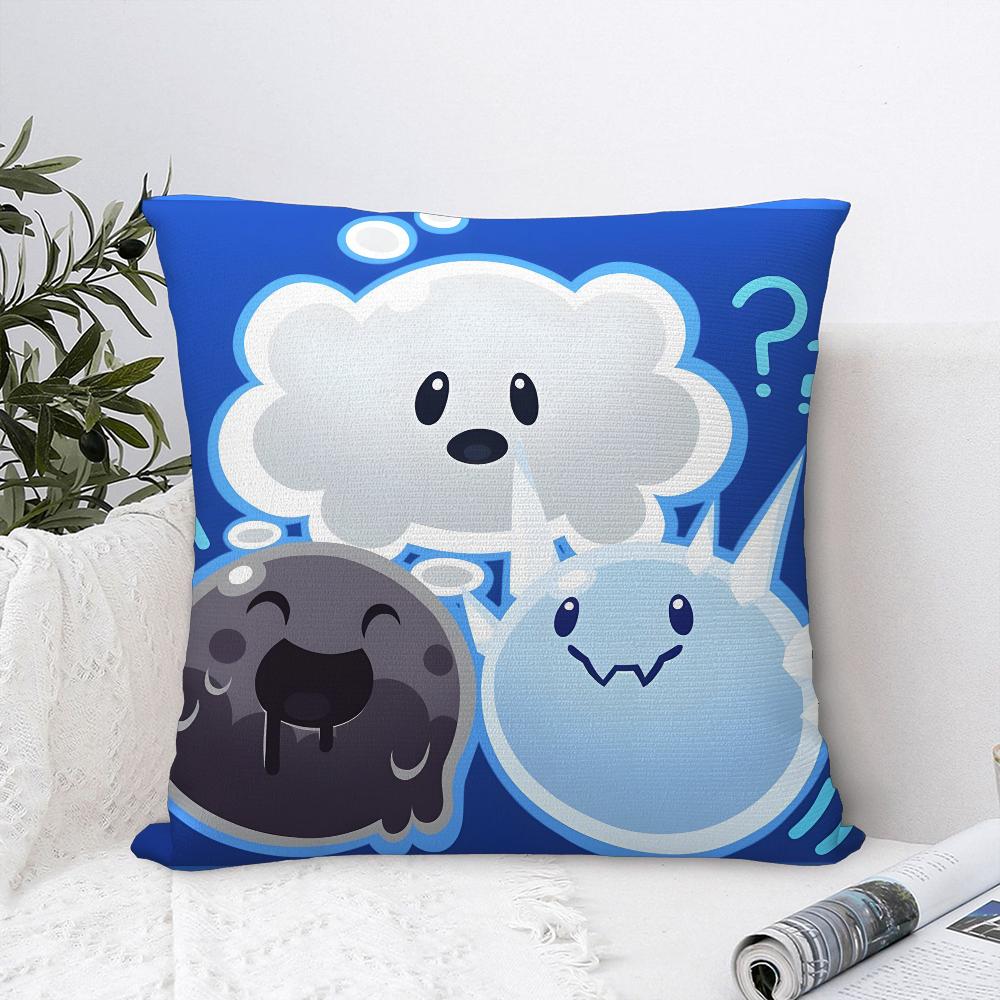 Чехол для подушки игры S-Slime R-Ranchers, Плюшевая ткань, Мягкий чехол для подушки, Двусторонний принт, Чехол для диванной подушки, Чехол для декоративной подушки