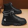 Новые модные осенние и зимние мужские высокие ботинки martin для студентов, трендовые рабочие туфли на мягкой подошве для мальчиков, кроссовки Martin с защитой труда