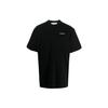 Футболка Ss22 Minimalist Solid Color Arrow Pattern Logo Printed Short Sleeve T Shirt Men Tops Black OMAA038C99JER00810011001