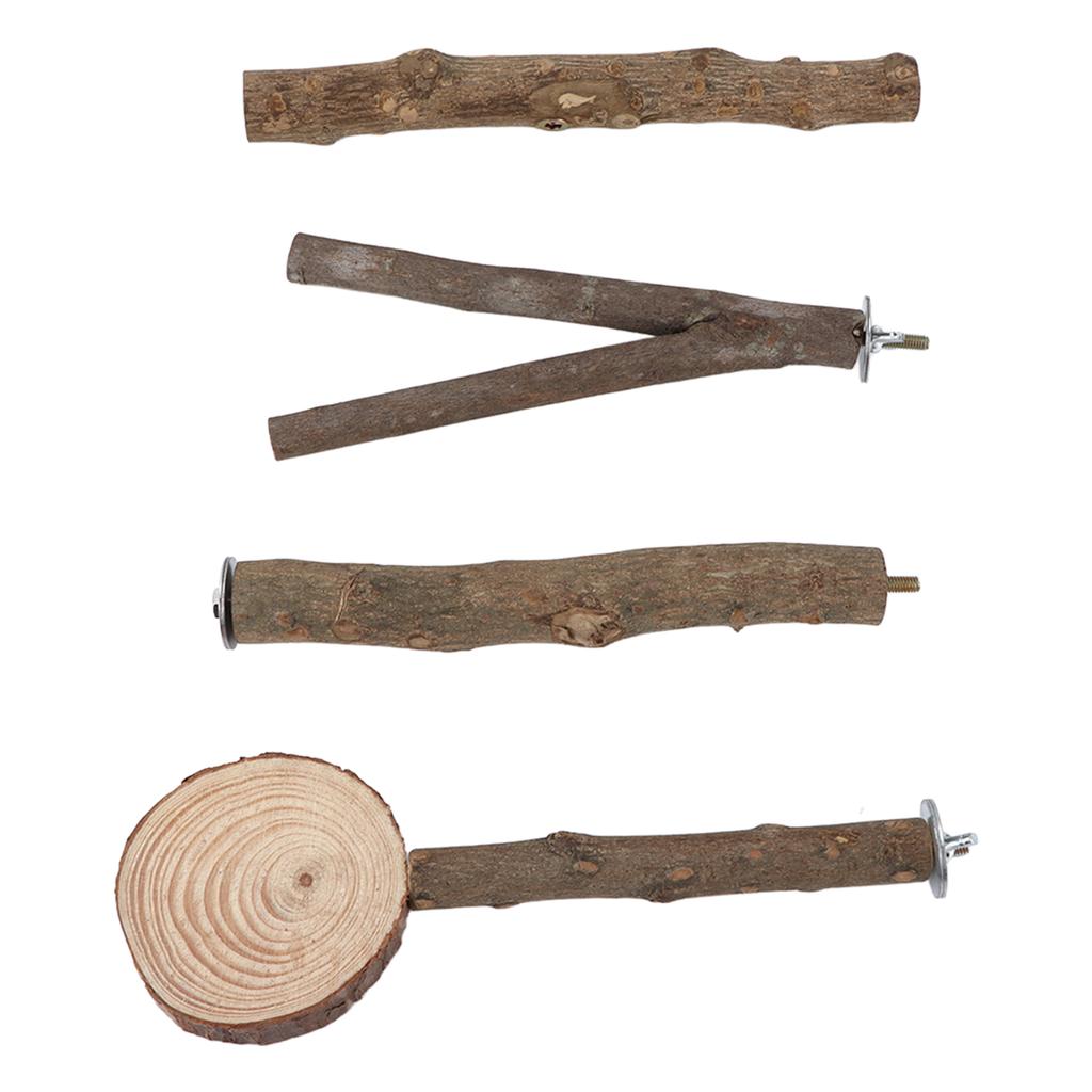 Набор палочек для подставки для птиц. Безопасная стабильная деревянная подставка для попугая. Набор платформ для подставок для птиц.