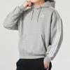 Adidas Оригинальная простая толстовка с капюшоном в полоску с длинным рукавом, мужская толстовка серого цвета JP1076
