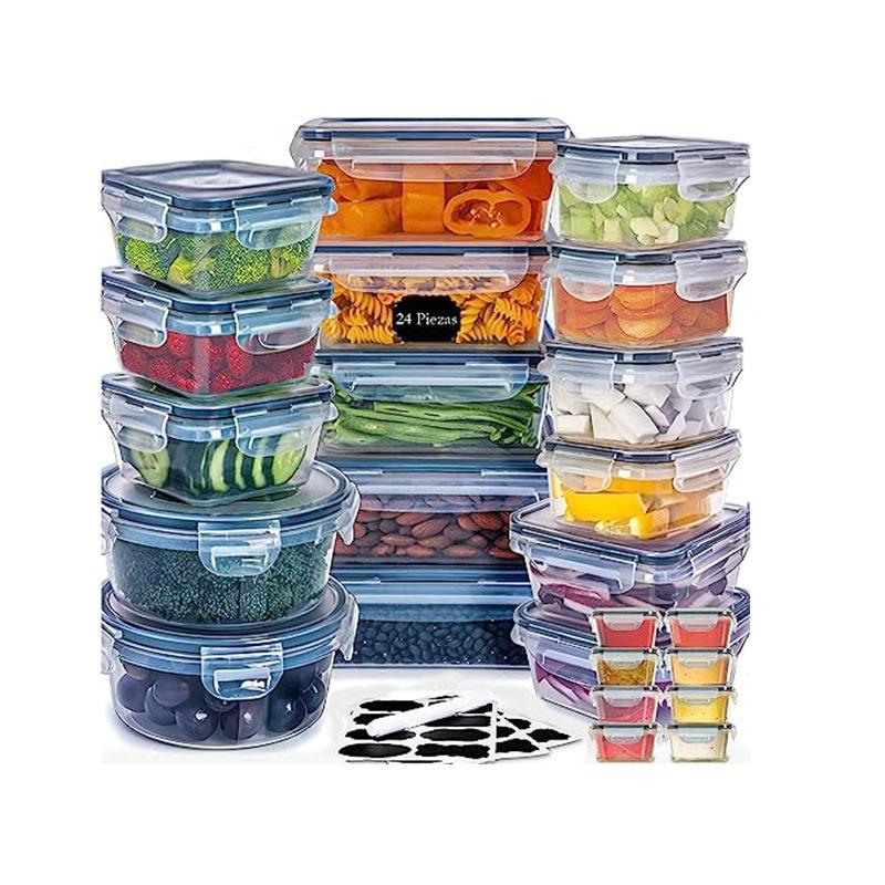 Plastic Sealed Box Set, Kitchen Refrigerator, Transparent Sealed Fresh-keeping Box, Miscellaneous Grain Container, Fresh-keeping Storage Box