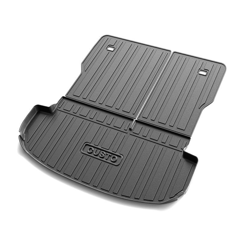 Современный огнеупорный износостойкий ПЭТ коврик в багажник для хранения с полным покрытием заднего отделения