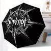 1 шт. Автоматический складной зонт группы Slipknot, Портативная складная конструкция, Железный каркас с 8 ребрами, , Всесезонный повседневный уличный аксессуар для Рождества Дня Рожд