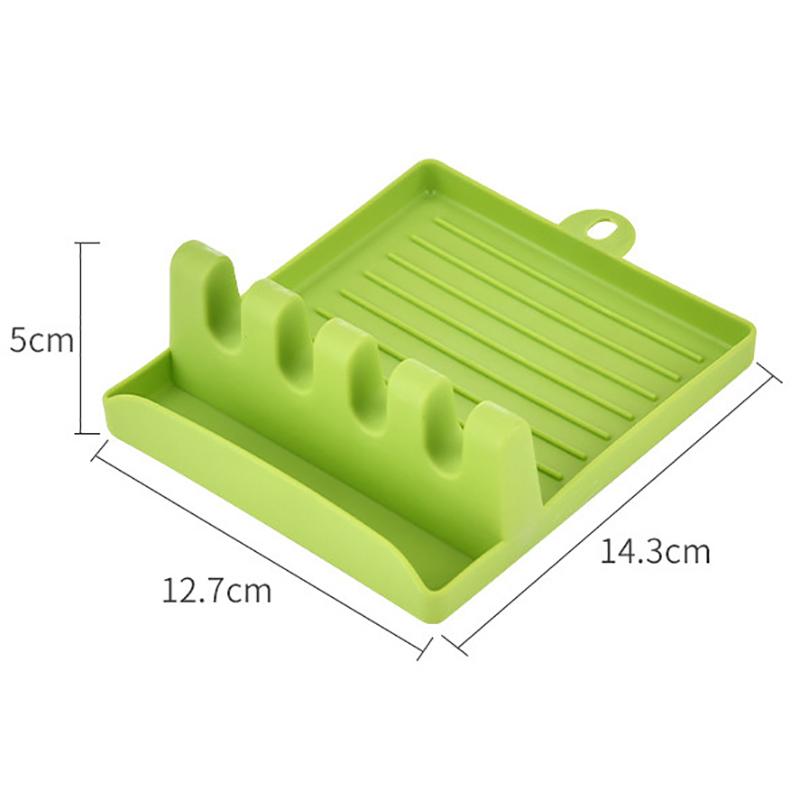 Держатели для кухонных ложек, вилок, лопаток, полки, органайзеры, пластиковые держатели для палочек для еды, нескользящая подкладка для ложек