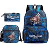 Attack On Titan Teen Anime Backpack Attack On Titan School Bag Three-piece Set