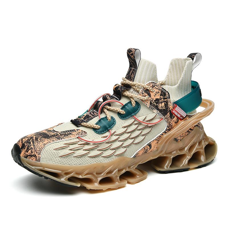 Спортивная обувь Guochao мужская осенняя лезвие кокос мужская повседневная легкая для бега мужская обувь кроссовки 45 большой 46