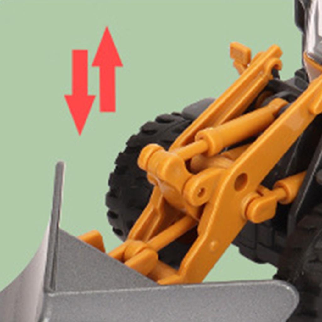 Alloy Construction Vehicle Toy 1:55 Transport Vehicles Site Playset Toys for Kids Boys Snowplow