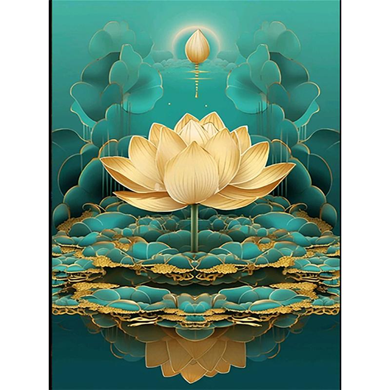 5D DIY Алмазная картина Цветочный пейзаж Алмазная вышивка Картина Полная круглая Алмазная мозаика DIY Стразы Домашний декор Подарки