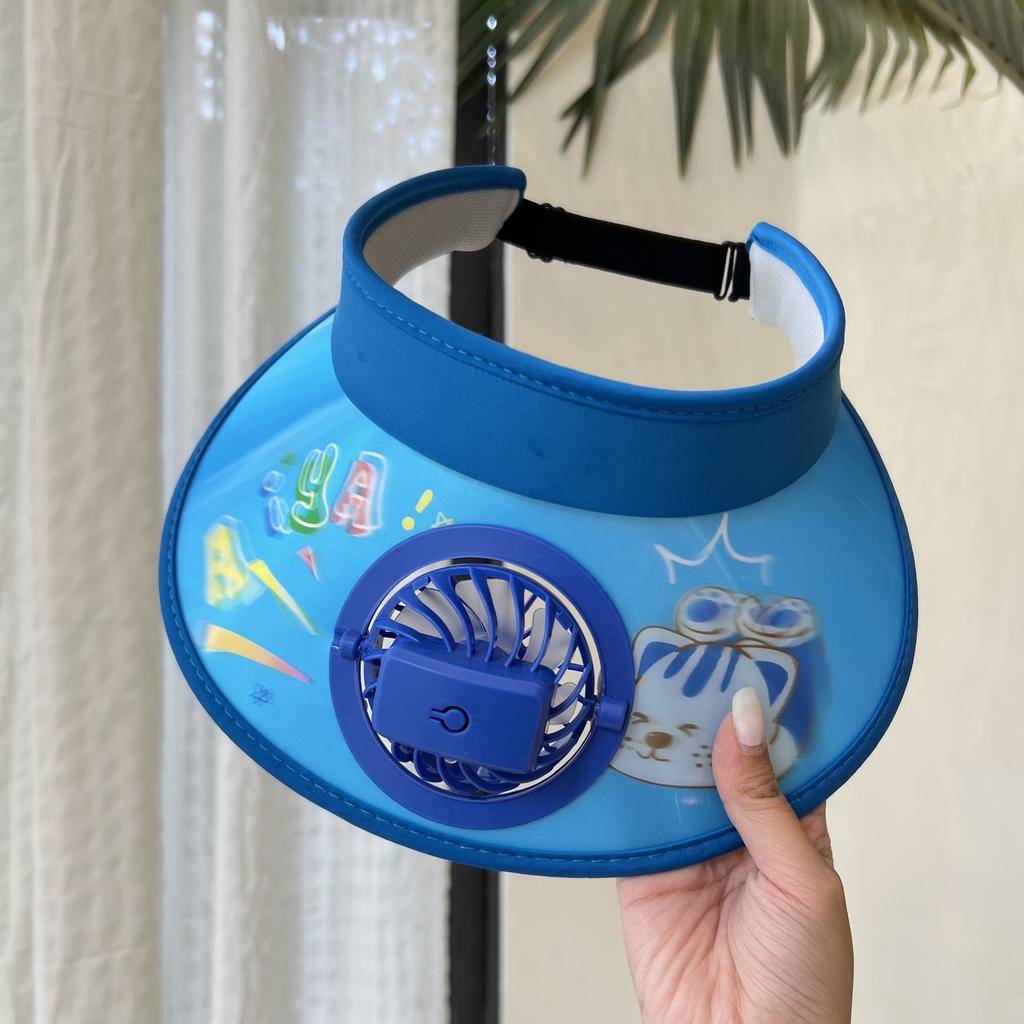 New Summer Fan Hat Adult Sun Hat Outdoor Leisure Sports Sun Protection Top Hat