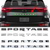 ABS Наклейка-значок с буквами на задний багажник автомобиля для Sportage Logo Optima Soul Sorento Niro Forte K3 Аксессуары