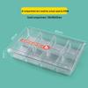 Прозрачный контейнер с 8 отделениями для еды и специй (2-Pack)