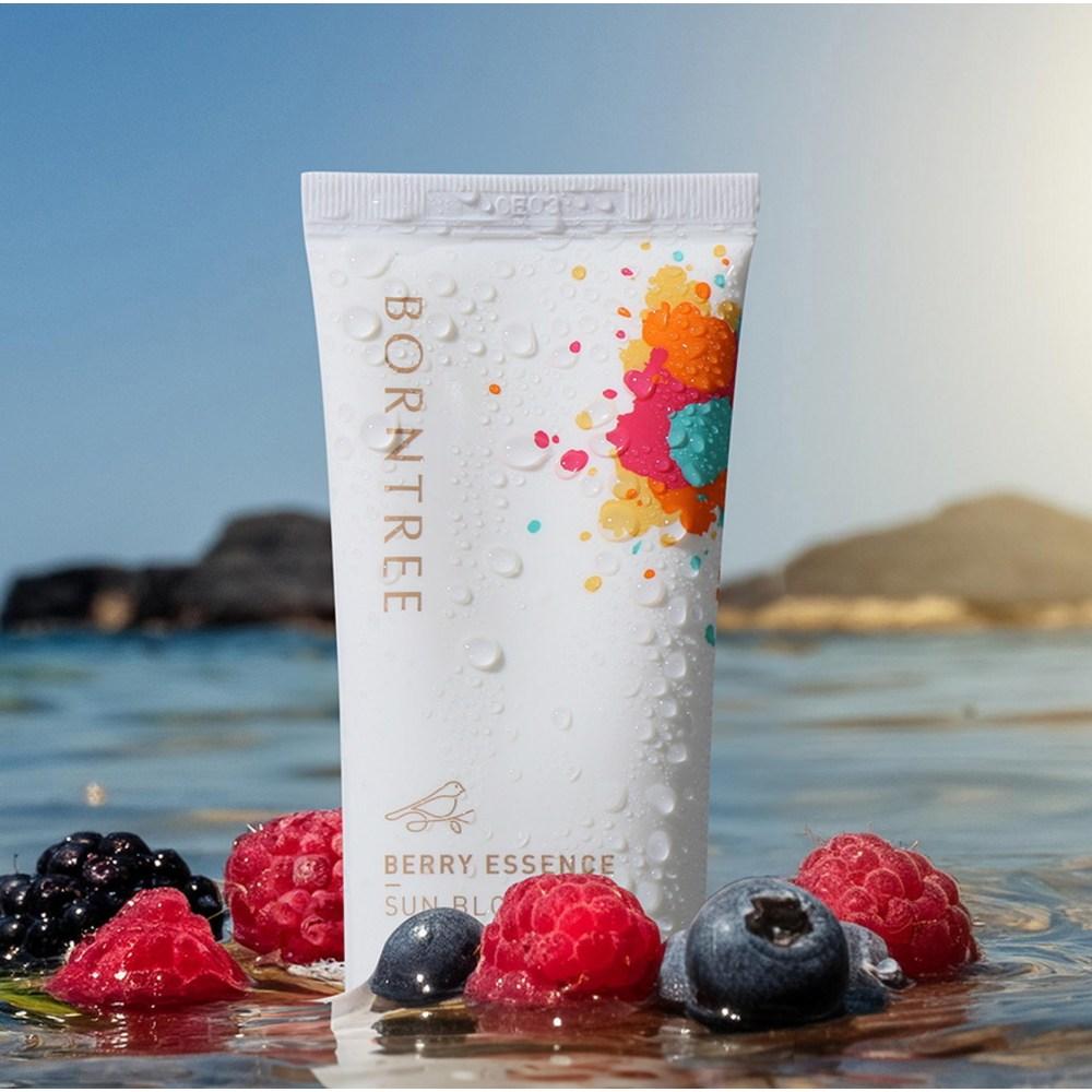 Bontree Солнцезащитный крем Berry Essence SPF50+ PA++++, 50 мл, 8 штук