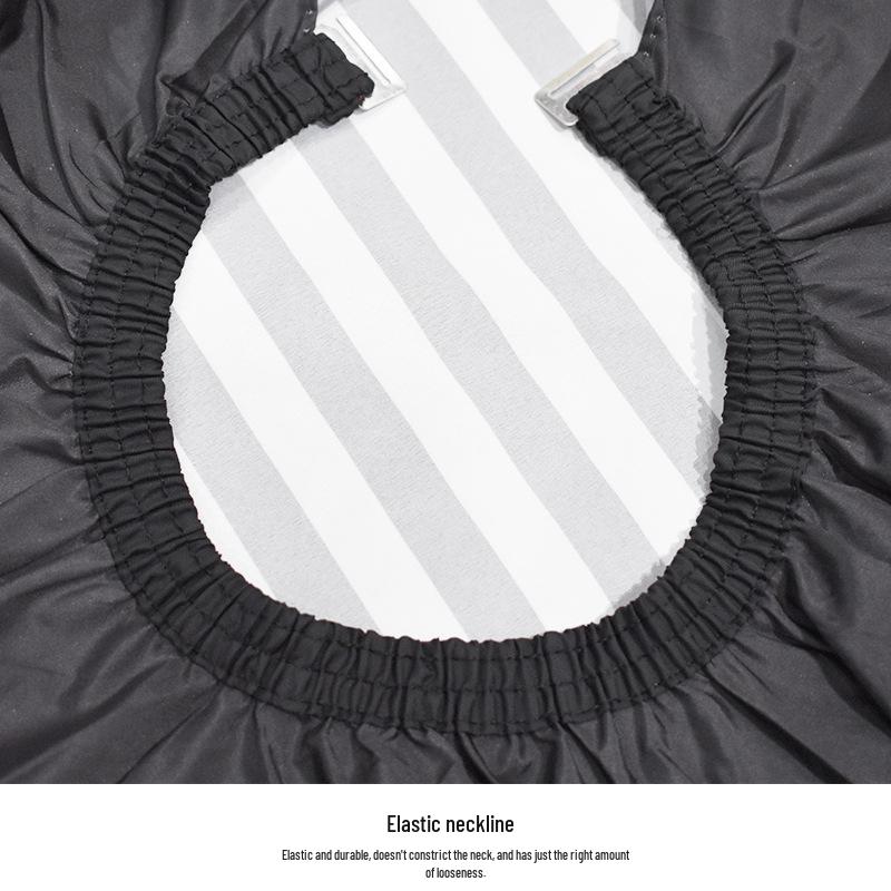 Очень большой антистатический плащ для стрижки для взрослых – Нелипкий, шарф 2 метра для домашнего использования