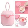 Portable Storage Tank Mode Holder Rice Flour Grids Seal Container Baby Clothes Complementary Food Container For Mode Milk Powder Mode Dispenser Box