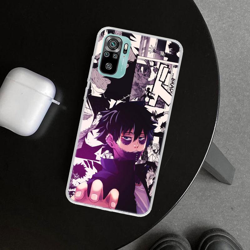 Чехол для телефона MHA Dabi Bnha для Xiaomi Redmi Note 15 14 13 12 11 Pro Plus 14S 12S 11S 11T 11E 10S 10 Индивидуальные Fundas Redmi